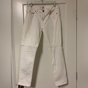 Paige Skyline Ankle Leg White